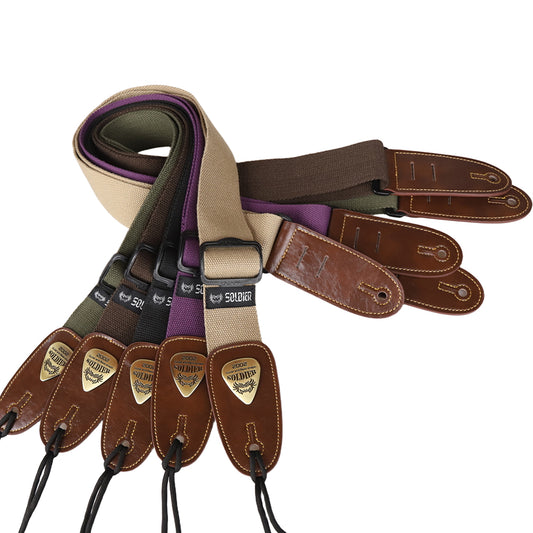 Soldier ソルジャー  厚手綿織りギター・ベースストラップ