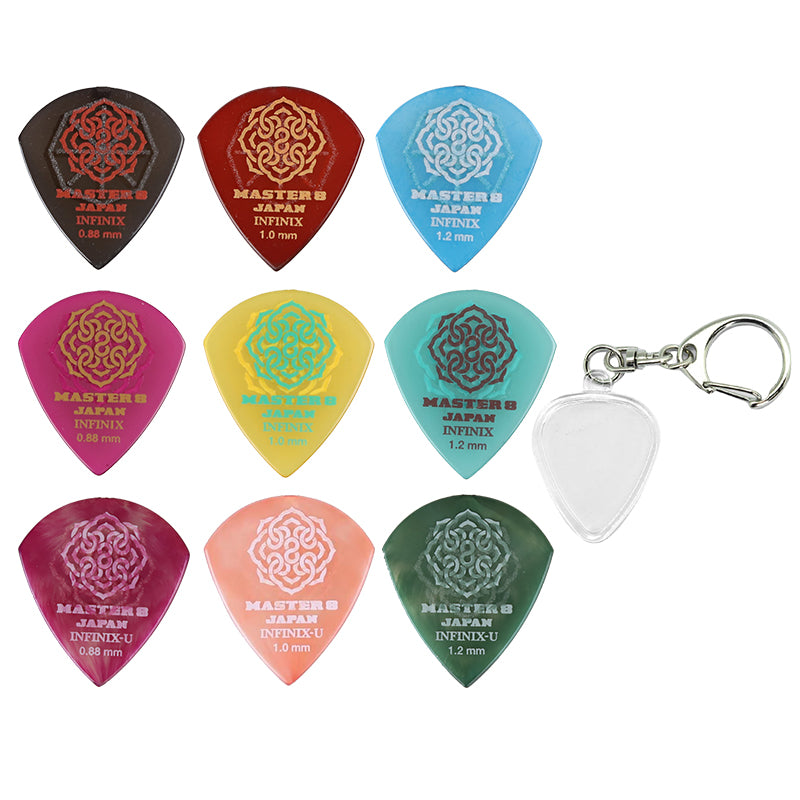 MASTER 8 JAPAN ギター ピック JAZZ III XL 0.88mm 1.0mm 1.2mm ジャズタイプ 9種各1枚計