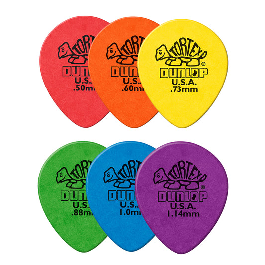 Jim Dunlop ジム ダンロップ 413R TORTEX TEARDROP ギター ピック 12枚入り