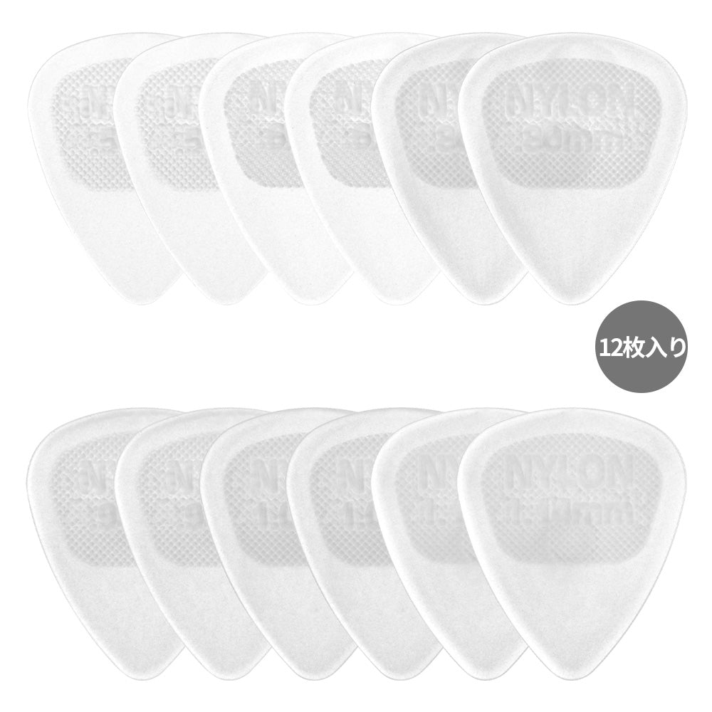 Jim Dunlop  ジム ダンロップ  446R Nylon Glow Standard ギターピック 12枚入り