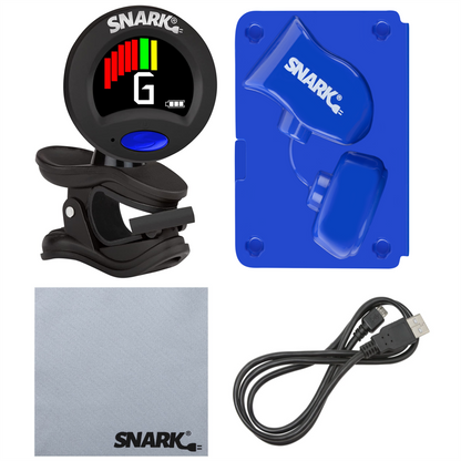 Snark SST-1 Super Tight 充電式クリップチューナー セット (専用ケース ＆ クリーニングクロス付き)