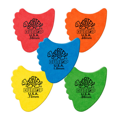 Jim Dunlop TORTEX FIN ギターピック フィンタイプ 414-◯◯ 6枚入り