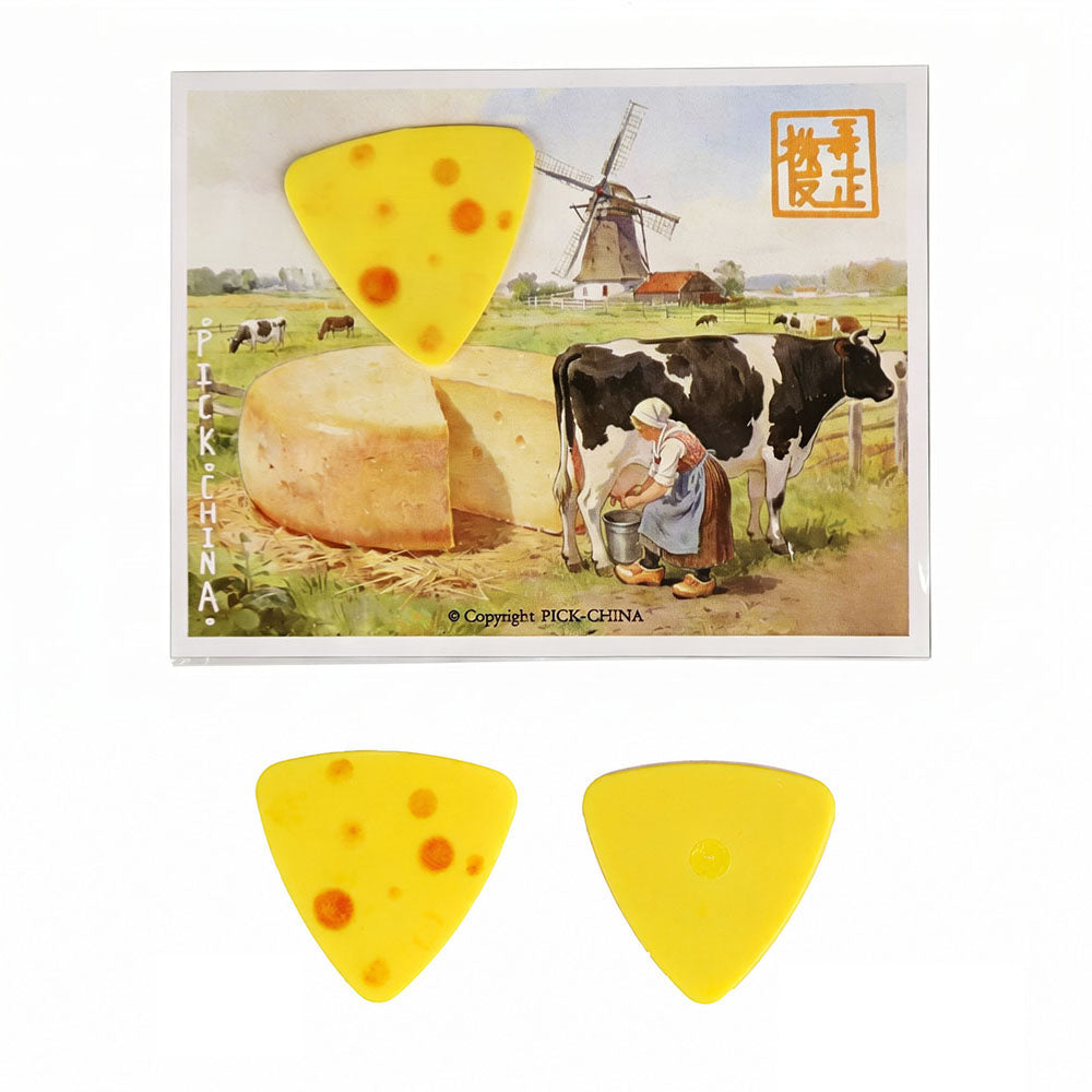 KIZAI キザイ逆正成真  オランダチーズデザイン  トライアングルギターピック
