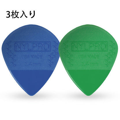 D'Addario 3NPR7 / 3NPP7 Nylpro Jazz / Nylpro Plus Jazz ピック 3枚入り ナイロン製