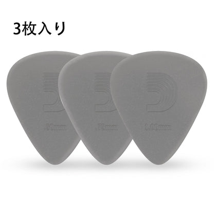 D'Addario Nylflex ピック ナイロン製 3枚入り ティアドロップ