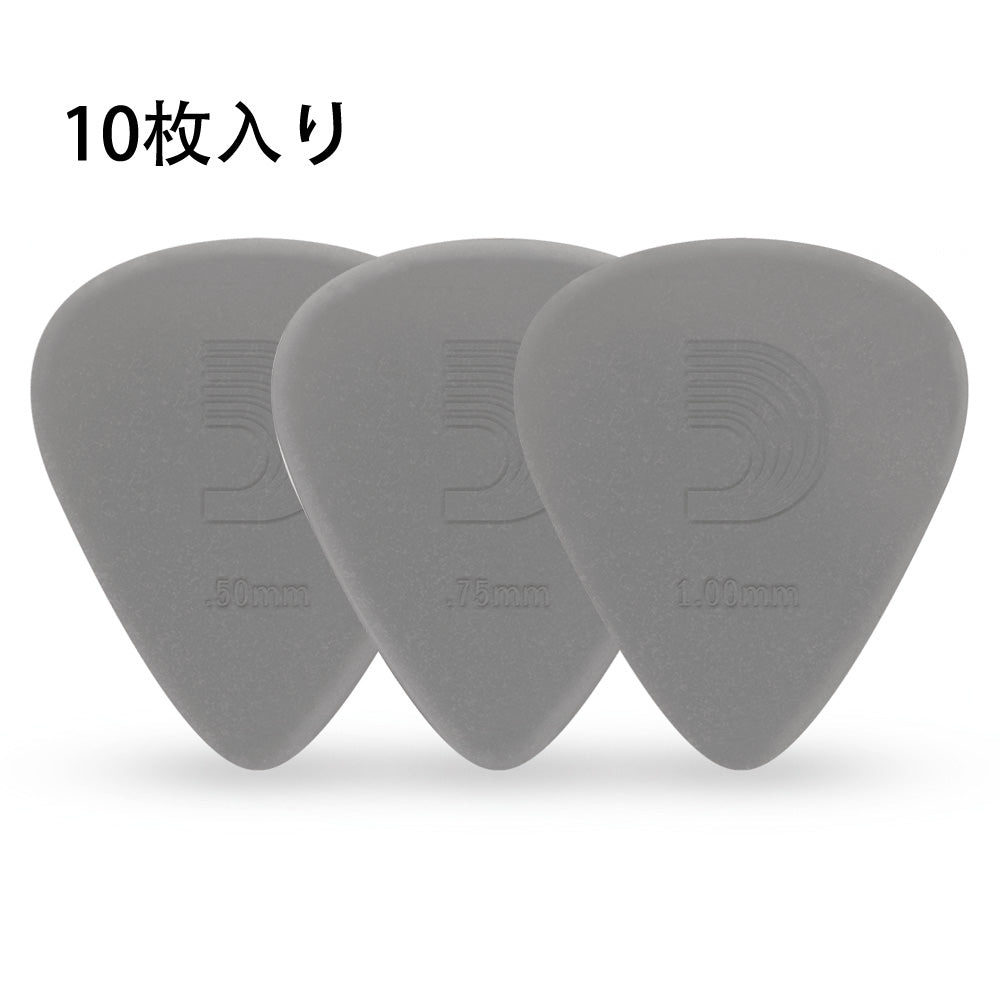 D'Addario Nylflex ピック ナイロン製 10枚入り ティアドロップ