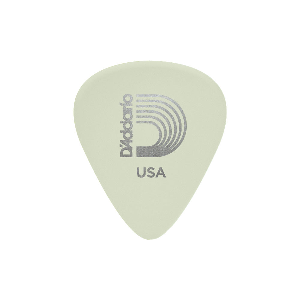 D'Addario Cellu-Glo Glow in the Dark ギターピック ティアドロップ 1枚入り