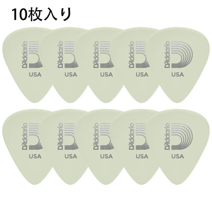 D'Addario Cellu-Glo Glow in the Dark ギターピック ティアドロップ 10枚入り