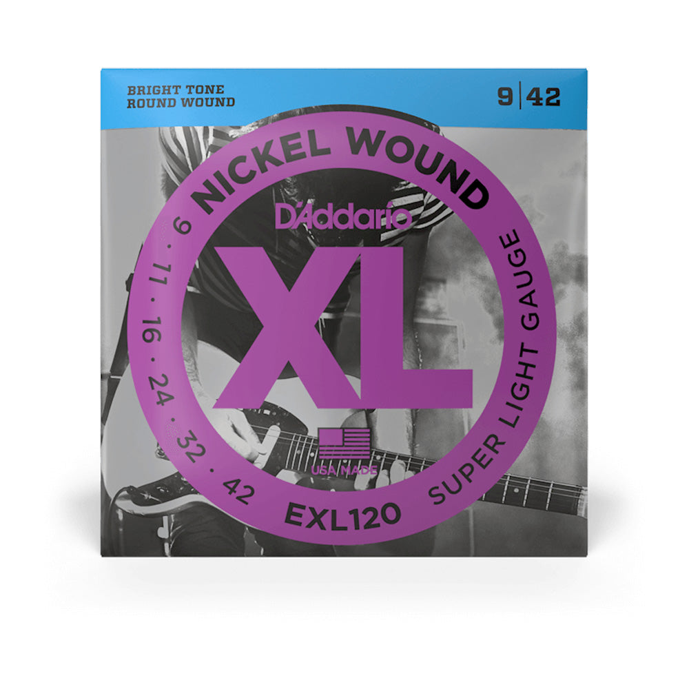 D'Addario EXL120 エレキギター弦 09-42 Super Light