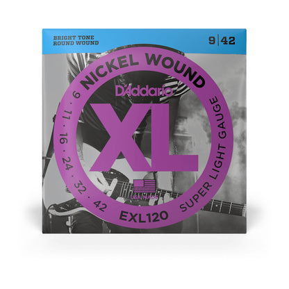D'Addario EXL120 エレキギター弦 09-42 Super Light