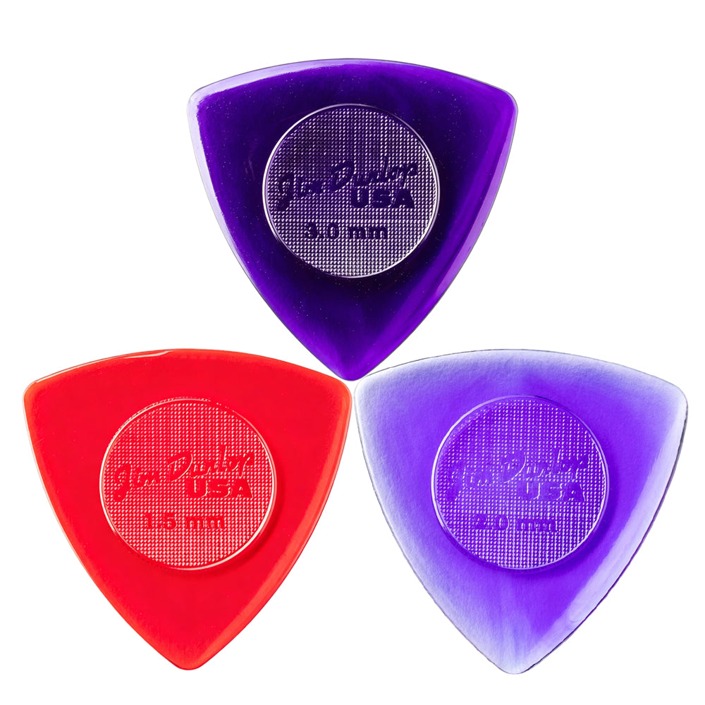 Jim Dunlop Tri Stubby  Lexan トライアングル ピック 1.5mm / 2.0mm / 3.0mm 1 枚入り