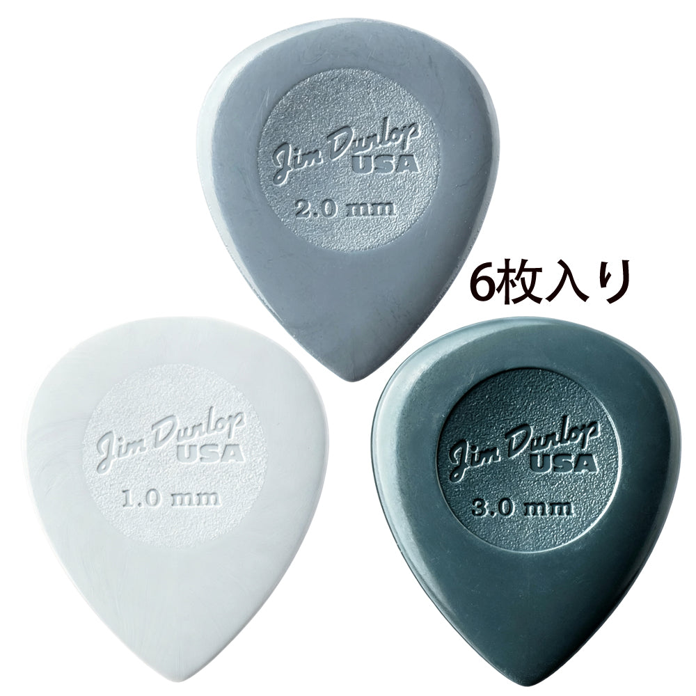 Jim Dunlop BIG STUBBY NYLON PICK 445  ギターピック 6枚入り
