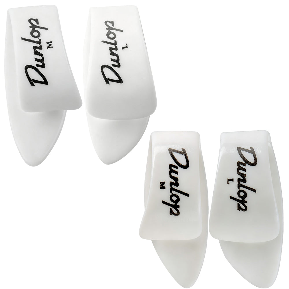 Jim Dunlop ホワイト サムピック 9002R / 9003R / 9012R / 9013R 1枚入り