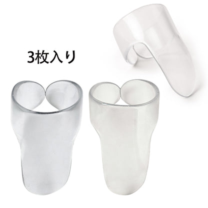 Jim Dunlop Clear Fingerpicks 9032R / 9033R クリア フィンガーピック M/L 3枚入り