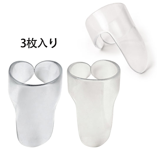Jim Dunlop Clear Fingerpicks 9032R / 9033R クリア フィンガーピック M/L 3枚入り