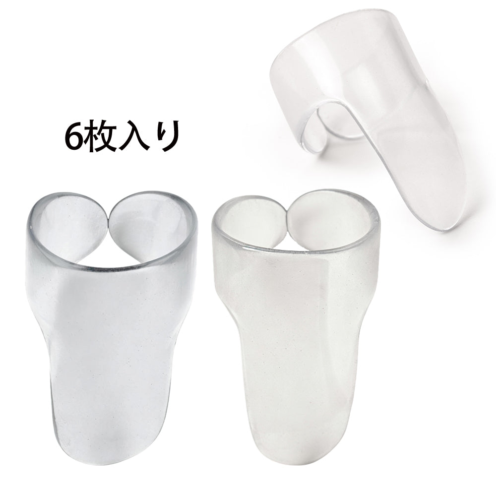 Jim Dunlop Clear Fingerpicks 9032R / 9033R クリア フィンガーピック M/L 6枚入り