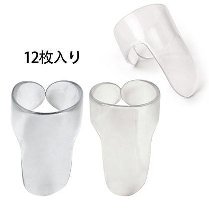 Jim Dunlop Clear Fingerpicks 9032R / 9033R クリア フィンガーピック M/L 12枚入り