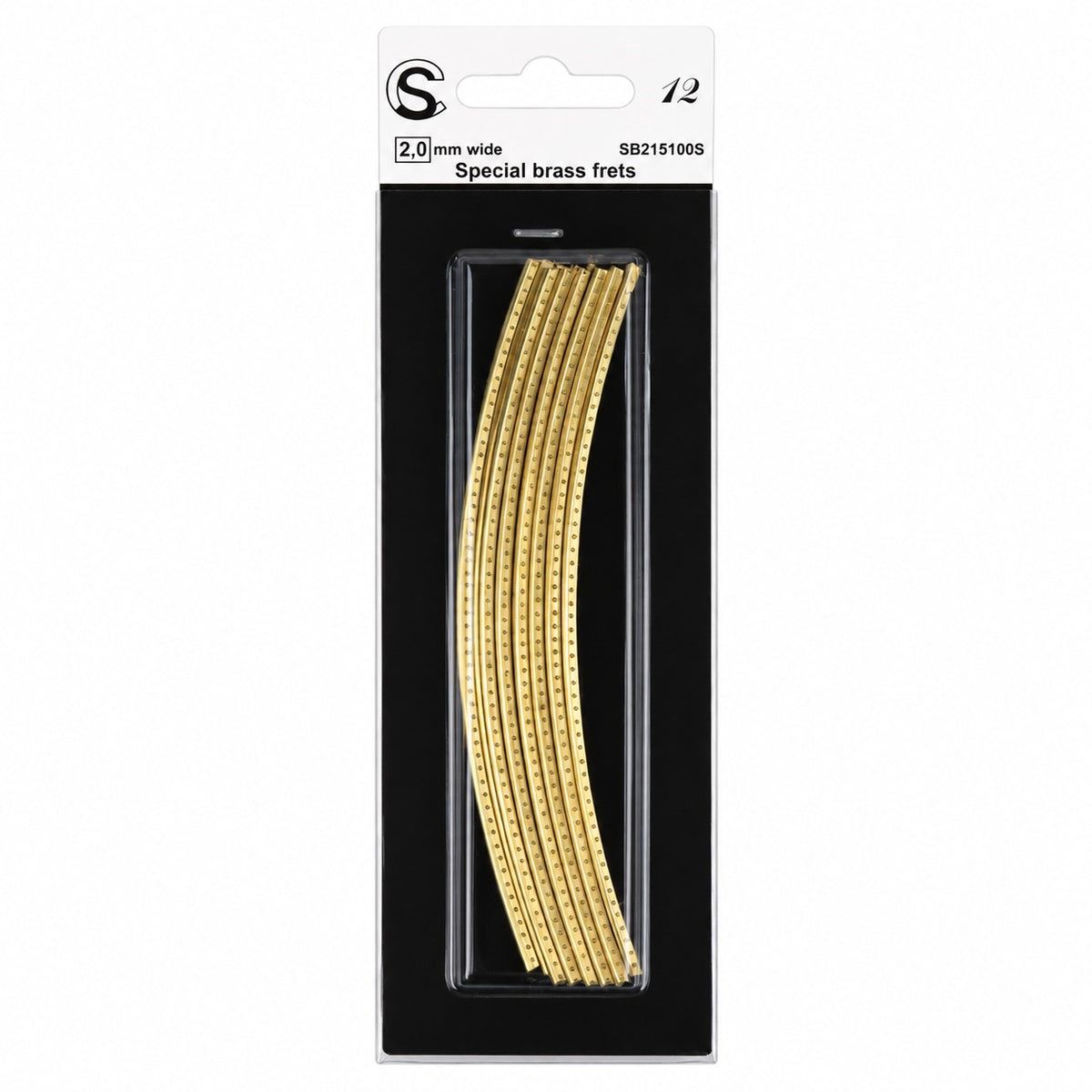 Sintoms SB215100S ブラス フレットワイヤー 12本セット｜2.15×1.00mm