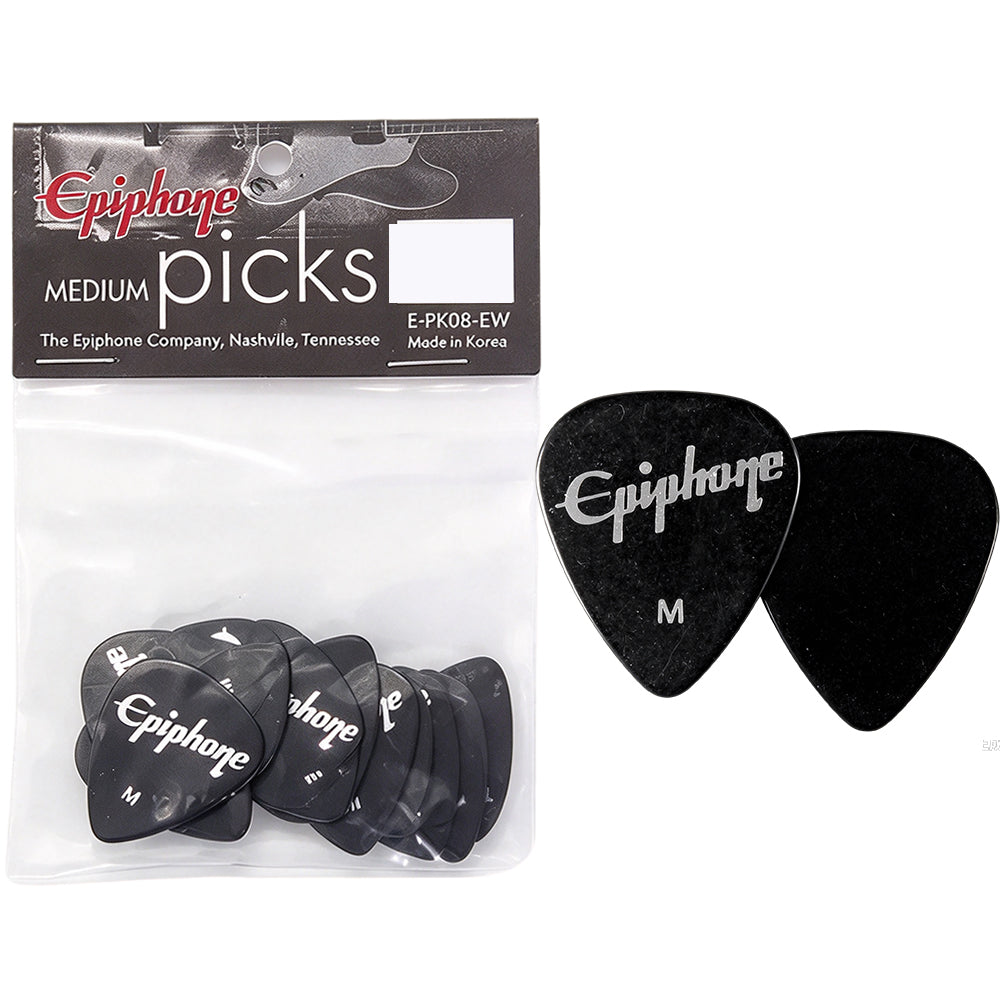 Epiphone E-PK08-EW ギターピック  Medium 12枚入り