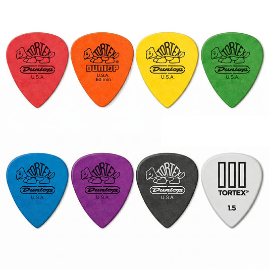 JIM Dunlop Tortex TIII べっ甲柄 III ティアドロップ ギターピック 462R 1枚入り