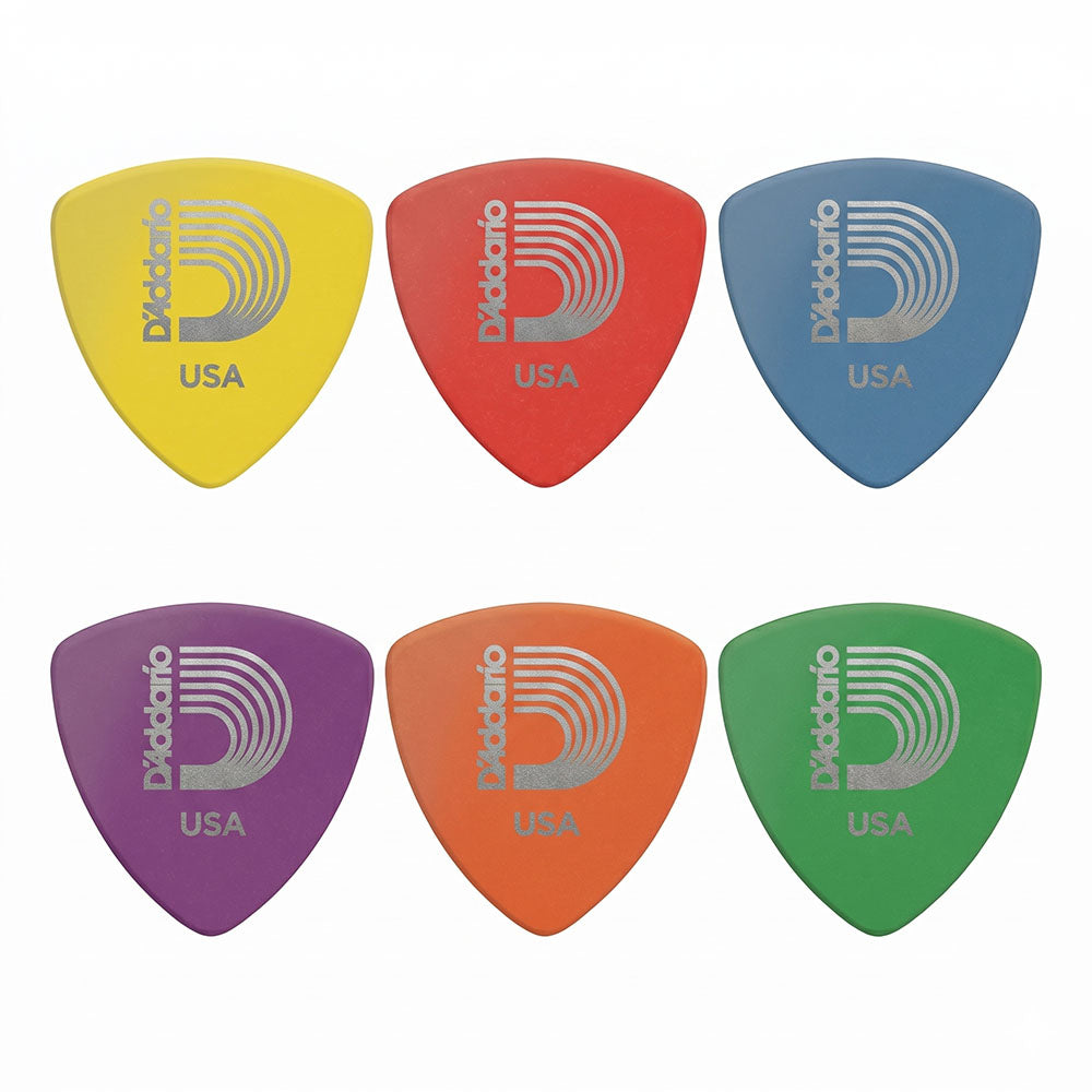 D'addario ダダリオ デュラリン ワイド トライアングルピック 6色 1枚入り