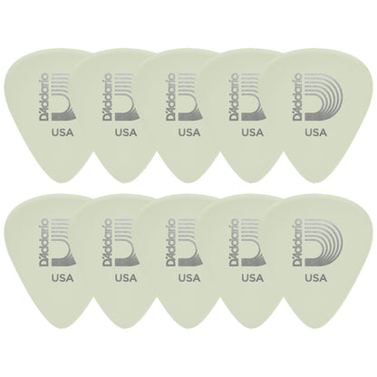 D'Addario Cellu-Glo Glow in the Dark ギターピック ティアドロップ 10枚入り
